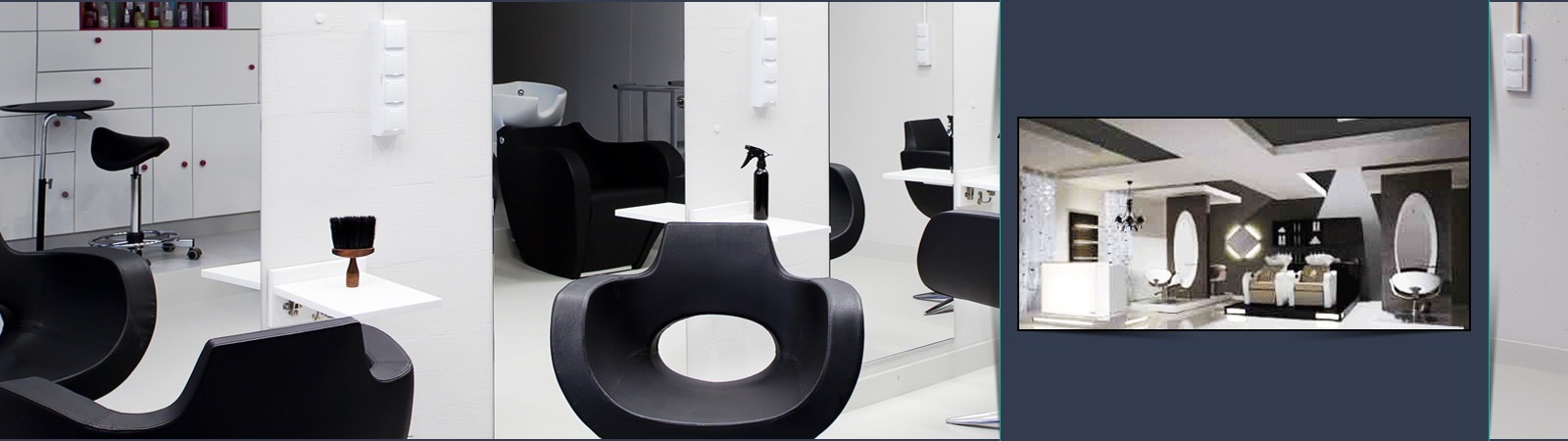 Sillones y mobiliario de peluquería